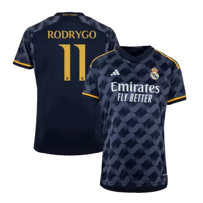 Real Madrid Jersey Custom RODRYGO #11 Soccer Jersey Away 2023/24 - soccerdiveshop