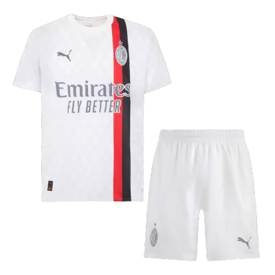 Men's AC Milan Jersey Custom Away Soccer Soccer Kits 2023/24 - soccerdiveshop