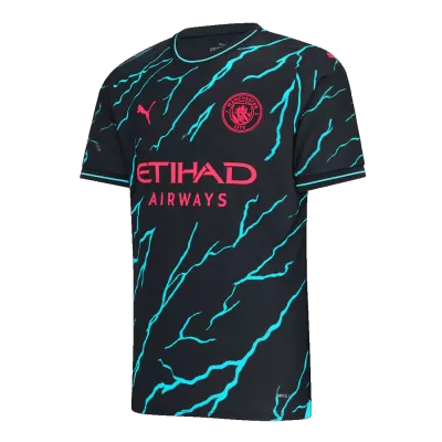 Manchester City Jersey Custom Soccer Jersey Third Away 2023/24 - soccerdiveshop