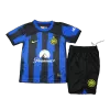 Kid's Inter Milan Jersey Custom Home Soccer Soccer Kits 2023/24 - soccerdiveshop