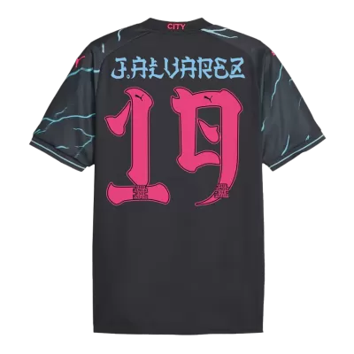 Manchester City Jersey J.ALVAREZ #19 Soccer Jersey Third Away 2023/24 - soccerdiveshop