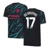 Manchester City Jersey Custom DE BRUYNE #17 Soccer Jersey Third Away 2023/24 - soccerdiveshop