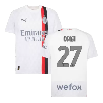 AC Milan Jersey Custom ORIGI #27 Soccer Jersey Away 2023/24 - soccerdiveshop