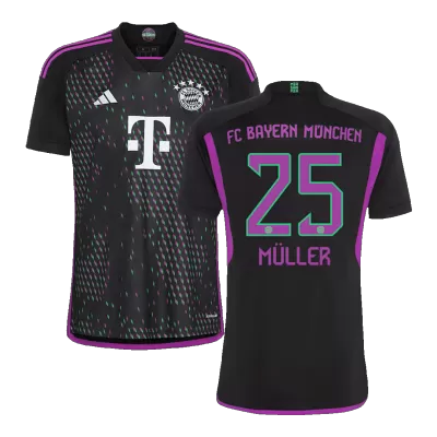 Bayern Munich Jersey Custom MÜLLER #25 Soccer Jersey Away 2023/24 - soccerdiveshop