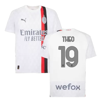 AC Milan Jersey Custom THEO #19 Soccer Jersey Away 2023/24 - soccerdiveshop