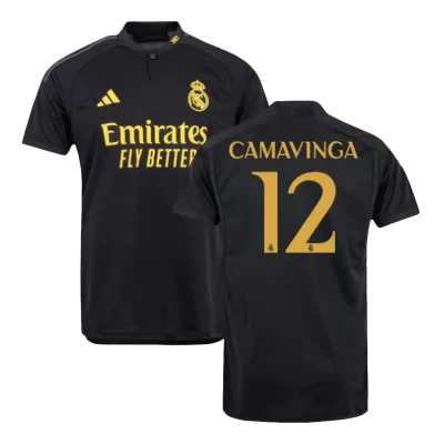 Real Madrid Jersey Custom CAMAVINGA #12 Soccer Jersey Third Away 2023/24 - soccerdiveshop