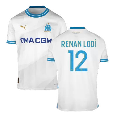 Marseille Jersey Custom RENAN LODI #12 Soccer Jersey Home 2023/24 - soccerdiveshop