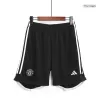 Manchester United Shorts Custom Away Soccer Shorts 2023/24 - soccerdiveshop