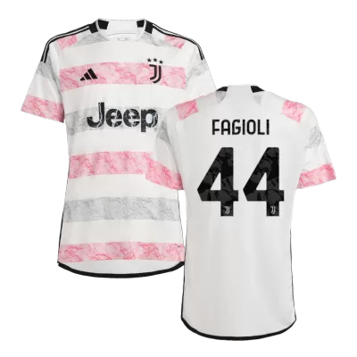 Juventus Jersey Custom FAGIOLI #44 Soccer Jersey Away 2023/24 - soccerdiveshop