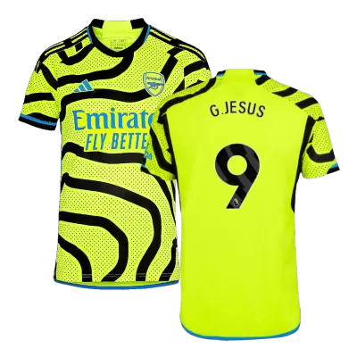 Authentic Arsenal Soccer Jersey G.JESUS #9 Away Shirt 2023/24 - soccerdiveshop