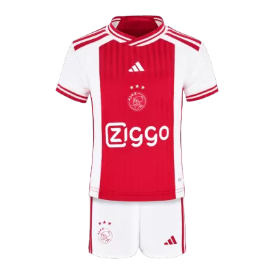 Kid's Ajax Jersey Custom Home Soccer Soccer Kits 2023/24 - soccerdiveshop