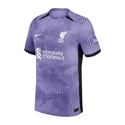 Authentic Liverpool Soccer Jersey Custom Third Away Shirt 2023/24 - soccerdiveshop