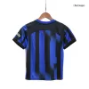 Kid's Inter Milan Jersey Custom Home Soccer Soccer Kits 2023/24 - soccerdiveshop