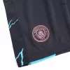 Manchester City Shorts Custom Third Away Soccer Shorts 2023/24 - soccerdiveshop