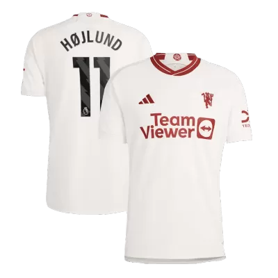 Manchester United Jersey Custom HØJLUND #11 Soccer Jersey Third Away 2023/24 - soccerdiveshop