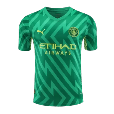 Manchester City Jersey Custom Goalkeeper Soccer Jersey 2023/24 - soccerdiveshop