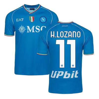 Napoli Jersey Custom H.LOZANO #11 Soccer Jersey Home 2023/24 - soccerdiveshop