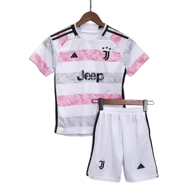 Kid's Juventus Jersey Custom Away Soccer Soccer Kits 2023/24 - soccerdiveshop