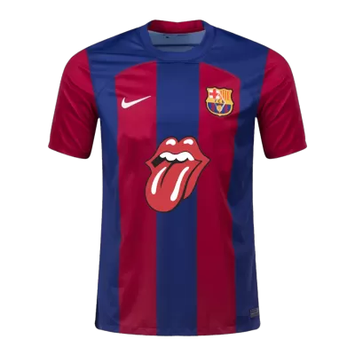 Limited Edition Barcelona x The Rolling Stones Jersey Home 2023/24 - soccerdiveshop