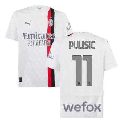 Authentic AC Milan Soccer Jersey PULISIC #11 Away Shirt 2023/24 - soccerdiveshop