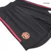 Manchester United Shorts Custom Home Soccer Shorts 2023/24 - soccerdiveshop