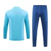 Kid's Marseille 2 Piece Set Soccer Tracksuit 2023/24 Blue - soccerdiveshop