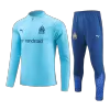 Kid's Marseille 2 Piece Set Soccer Tracksuit 2023/24 Blue - soccerdiveshop