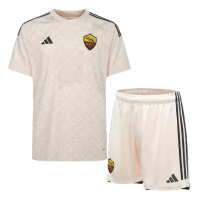 Kid's Roma Jersey Custom Away Soccer Kits 2023/24 - soccerdiveshop