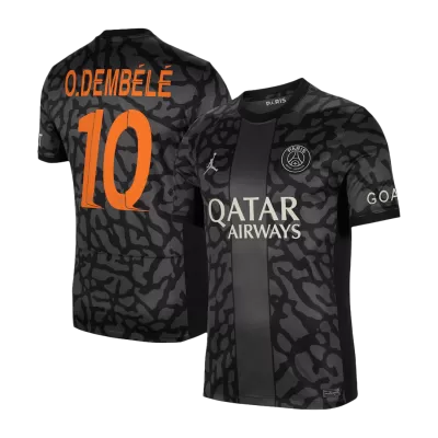 PSG Jersey O.DEMBÉLÉ #10 Soccer Jersey Third Away 2023/24 - soccerdiveshop