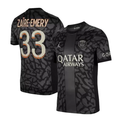 PSG Jersey ZAÏRE-EMERY #33 Soccer Jersey Third Away 2023/24 - soccerdiveshop