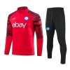 Kid's Napoli 2 Piece Set Soccer Tracksuit 2023/24 Red - soccerdiveshop