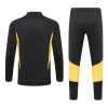 Kid's Juventus 2 Piece Set Soccer Tracksuit 2023/24 Black - soccerdiveshop