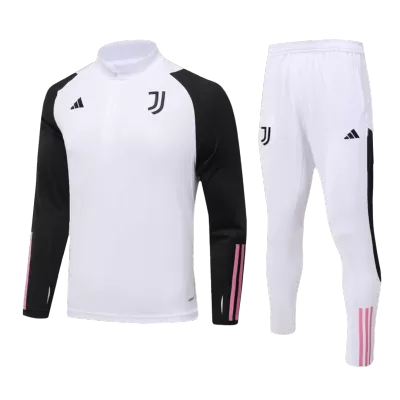 Men's Juventus 2 Piece Set Soccer Tracksuit 2023/24 White - soccerdiveshop