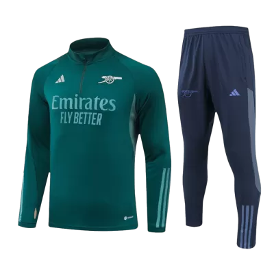 Men's Arsenal 2 Piece Set Soccer Tracksuit 2023/24 Green - soccerdiveshop