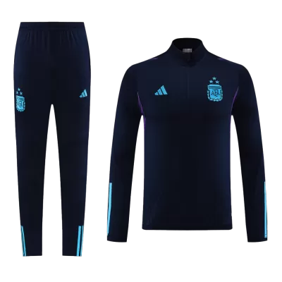 Men's Argentina 2 Piece Set Soccer Tracksuit 2023/24 Navy - soccerdiveshop