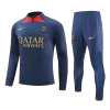 Kid's PSG 2 Piece Set Soccer Tracksuit 2023/24 Navy - soccerdiveshop