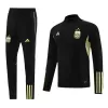 Men's Argentina 2 Piece Set Soccer Tracksuit 2023/24 Black - soccerdiveshop