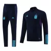 Men's Argentina 2 Piece Set Soccer Tracksuit 2023/24 Navy - soccerdiveshop