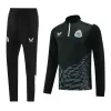 Men's Newcastle United 2 Piece Set Soccer Tracksuit 2023/24 Black - soccerdiveshop