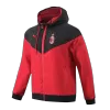 AC Milan Windbreaker Hoodie Soccer Jacket 2023/24 - soccerdiveshop