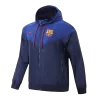 Barcelona Windbreaker Hoodie Soccer Jacket 2023/24 - soccerdiveshop