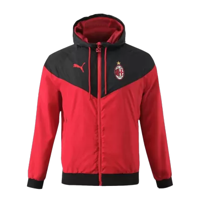 AC Milan Windbreaker Hoodie Soccer Jacket 2023/24 - soccerdiveshop