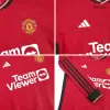 Kid's Manchester United Custom Home Soccer Kits Long Sleeve 2023/24 - soccerdiveshop