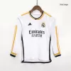 Kid's Real Madrid Custom Home Soccer Kits Long Sleeve 2023/24 - soccerdiveshop