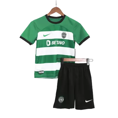 Kid's Sporting CP Jersey Home Soccer Soccer Kits 2023/24 - soccerdiveshop