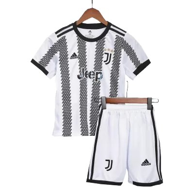 Kid's Juventus Jersey Custom Home Soccer Soccer Kits 2022/23 - soccerdiveshop