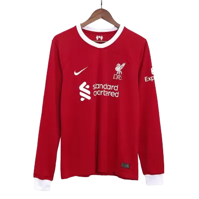 Liverpool Jersey Custom Home Soccer Jersey 2023/24 - soccerdiveshop