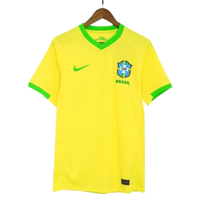 Brazil Jersey Custom Home Soccer Jersey 2023 - soccerdiveshop