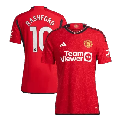 Manchester United Jersey RASHFORD #10 Custom Home Soccer Jersey 2023/24 - soccerdiveshop