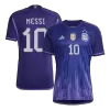 Argentina Jersey Custom MESSI #10 Soccer Jersey Away 2022 - soccerdiveshop